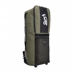 2026 KOOKABURRA CRICKET BAG WD4000 WHEELIE DUFFLE KHAKI/BLAC