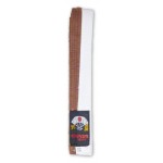 KARATE BELT(2 COLOUR) JUNIOR - BROWN/WHITE