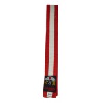 KARATE BELT(2 COLOUR) JUNIOR - RED/WHITE