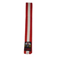 KARATE BELT(2 COLOUR) JUNIOR - RED/WHITE