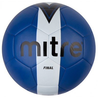 MITRE FINAL FOOTBALL BLUE  /BLACK / WHITE SIZE 5