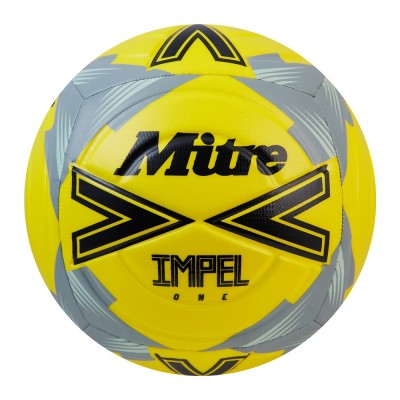 MITRE IMPEL ONE FOOTBALL YELLOW/BLACK/GREY