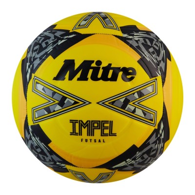 MITRE IMPEL FUTSAL FOOTBALL FLUO YELLOW - SIZE 4