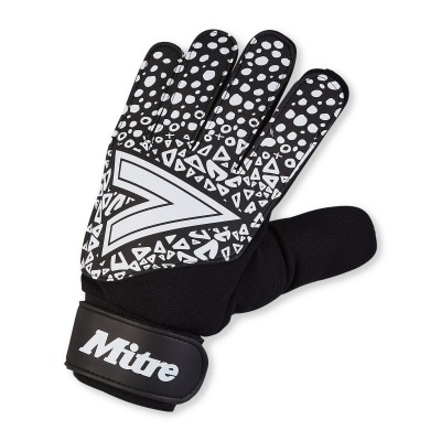 MITRE GOALKEEPING GLOVE MAGNETITE GLOVE JUNIOR BLACK/WHITE