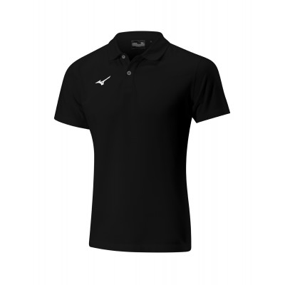 MIZUNO SHIZUOKA FREE TIME POLO SHIRT BLACK