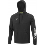 MIZUNO TERRY HOODIE BLACK