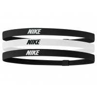 NIKE HEADBAND ELASTIC 2.0 3PK BLACK/WHITE