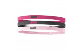 2024 NIKE HEADBANDS ELASTIC 2.0 3PK SPARK/GRIDIRON/PINK GLAZ