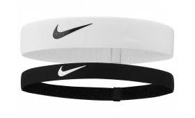 NIKE HEADBAND FLEX BLACK / WHITE 2PK