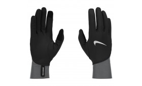 NIKE MENS PACER MIDWEIGHT RUNNING GLOVE BLACK