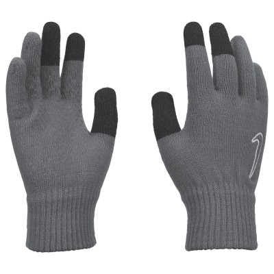 NIKE YA KNITTED TECH AND GRIP GLOVES 2.0 GREY