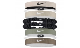 NIKE FLEX CLASSIC MIXED HAIR TIE 8PK PINK/WHITE NIKE FLEX CLASSIC MIXED HAIR TIE 8PK PINK/WHITE