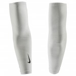 NIKE ZONED KNIT ARM SLEEVES WHITE/BLACK