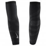 NIKE ZONED KNIT ARM SLEEVES BLACK/SILVER