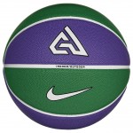 NIKE BASKETBALL ALL COURT G.ANTETOKOUNMPO PURP/GREEN- SIZE 7