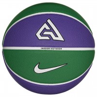 NIKE BASKETBALL ALL COURT G.ANTETOKOUNMPO PURP/GREEN- SIZE 7