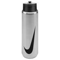 NIKE SS RECHARGE STRAW BOTTLE 24 OZ STEEL NIKE SS RECHARGE STRAW BOTTLE 24 OZ STEEL