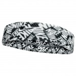 NIKE HEADBAND DRI-FIT SWOOSH CLASSIC PRINTED BLACK/WHITE