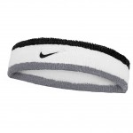 NIKE HEADBAND CLASSIC SWOOSH WHITE/GREY