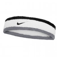 NIKE HEADBAND CLASSIC SWOOSH WHITE/GREY