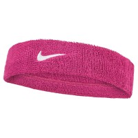NIKE HEADBAND CLASSIC SWOOSH PINK/WHITE