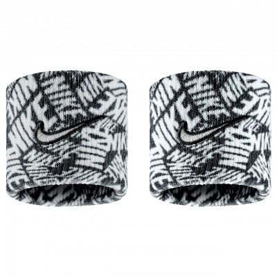 NIKE WRISTBAND DRI-FIT SWOOSH CLASSIC PRINTED BLACK/WHITE NIKE WRISTBAND DRI-FIT SWOOSH CLASSIC PRINTED BLACK/WHITE