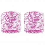 NIKE WRISTBAND DRI-FIT SWOOSH CLASSIC PRINTED PINK/WHITE