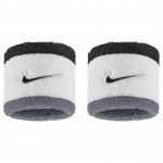 NIKE WRISTBAND CLASSIC SWOOSH WHITE/GREY/BLACK