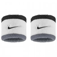 NIKE WRISTBAND CLASSIC SWOOSH WHITE/GREY/BLACK