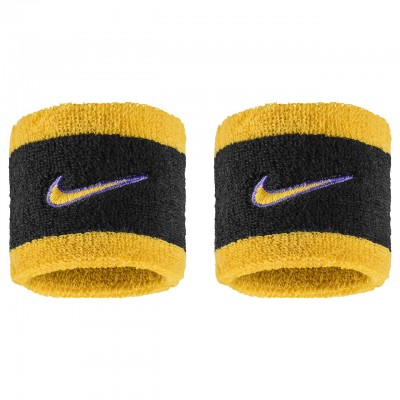 NIKE WRISTBAND CLASSIC SWOOSH PURPLE/YELLOW NIKE WRISTBAND CLASSIC SWOOSH PURPLE/YELLOW