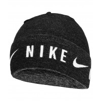 NIKE U DRI-FIT LIGHTWEIGHT KNIT CUFFED BEANIE BLACK