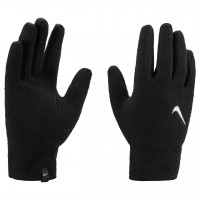 NIKE YOUTHS ONE THERMA-FIT FLEECE GLOVE- BLACK