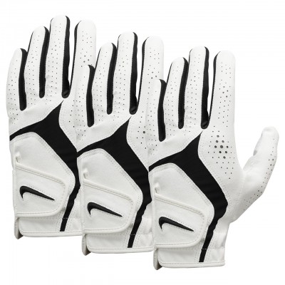 NIKE GOLF GLOVES DURA FEEL X WHITE 3 PACK