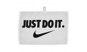NIKE PERFORMANCE GOLF TOWEL- WHITE NIKE PERFORMANCE GOLF TOWEL- WHITE