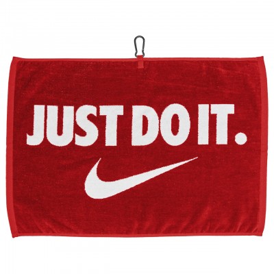 NIKE PERFORMANCE GOLF TOWEL- RED