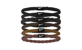 NIKE FLEX HAIR TIE 6PK CACAO