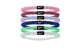 NIKE FLEX HAIR TIE 6PK P.RISE