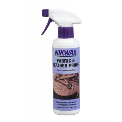 NIKWAX FABRIC & LEATHERPROOF SPRAY 300ML ( LARGE )