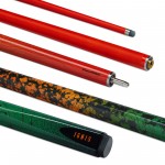 POWERGLIDE SNOOKER CUE CARBON ORANGE IGNIS 2 PIECE 10MM 19oz