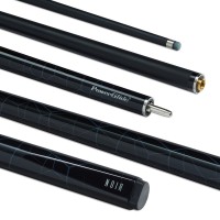 POWERGLIDE SNOOKER CUE F/GLASS NOIR  2 PIECE 10MM 18oz