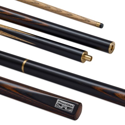 POWERGLIDE SNOOKER CUE EXIOS BROWN 2 PIECE  9.5MM 18oz