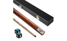 POWERGLIDE SNOOKER CUE AERO 2 PIECE 10MM + CASE & 2 X CHALK
