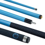 POWERGLIDE CARBON POOL CUE QUANTA BLUE 2 PIECE 10MM