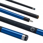 POWERGLIDE CARBON POOL CUE EMANATE BLUE  2 PIECE 10MM