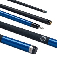 POWERGLIDE CARBON POOL CUE EMANATE BLUE  2 PIECE 10MM