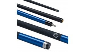 POWERGLIDE CARBON POOL CUE EMANATE BLUE  2 PIECE 10MM