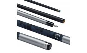 POWERGLIDE CARBON POOL CUE EMANATE GREY  2 PIECE 10MM