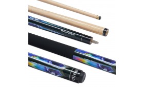 POWERGLIDE POOL CUE PSYCHEDELIC  2 PIECE 10MM
