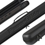 POWERGLIDE CUE CASE SVARTUR METALLIC BLACK 2 PIECE