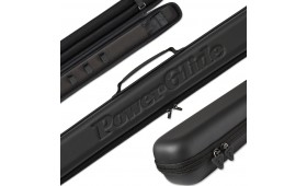 POWERGLIDE CUE CASE SVARTUR METALLIC BLACK 2 PIECE